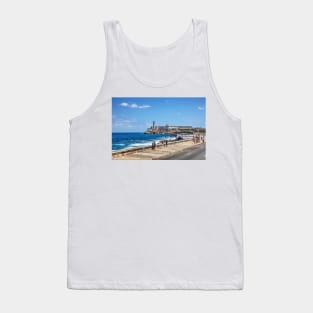 Morro Castle And Havana Bay Lighthouse Tank Top